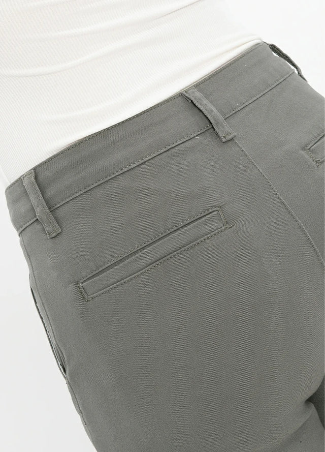 Women's Summer Casual Solid Chino Shorts, 4 Inch