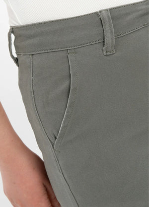 Women's Summer Casual Solid Chino Shorts, 4 Inch