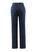 Women's Flannel Lined Jeans,Straight Leg