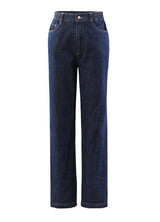 Women's Flannel Lined Jeans,Straight Leg