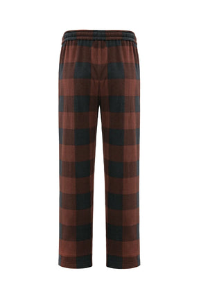 Men’s Fleece Plaid Pajama Pants