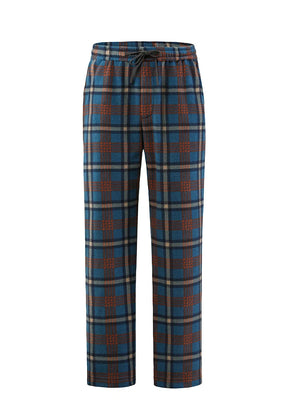 Men’s Fleece Plaid Pajama Pants