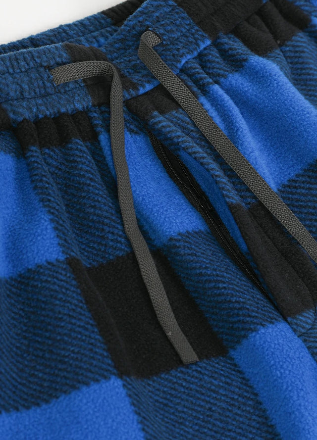 Men's Fleece Plaid Pajama Pants