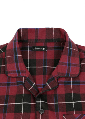 Men's Cotton Flannel Long Sleeve Pajama Set