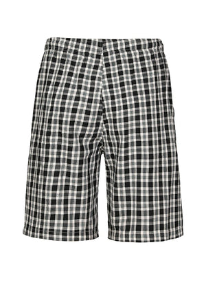 Men's Vintage Plaid Easy Beach Shorts, 8 Inch