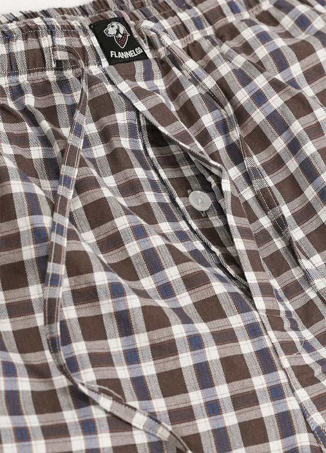 Men's Vintage Plaid Easy Beach Shorts, 8 Inch