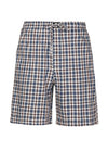 Men's Vintage Plaid Easy Beach Shorts, 8 Inch
