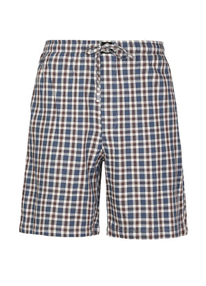 Men's Vintage Plaid Easy Beach Shorts, 8 Inch