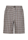 Men's Vintage Plaid Easy Beach Shorts, 8 Inch