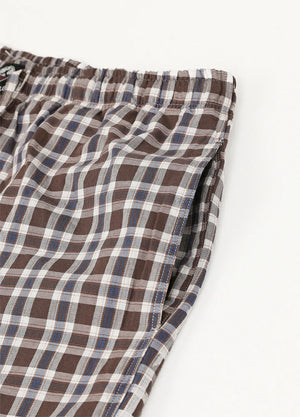 Men's Vintage Plaid Easy Beach Shorts, 8 Inch