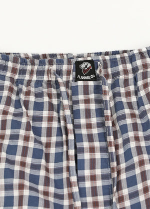 Men's Vintage Plaid Easy Beach Shorts, 8 Inch