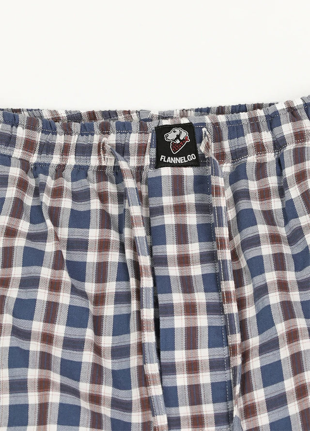 Men's Vintage Plaid Easy Beach Shorts, 8 Inch