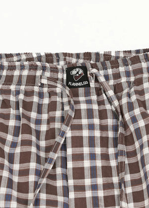 Men's Vintage Plaid Easy Beach Shorts, 8 Inch