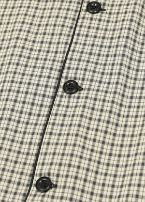 Men's Seersucker Cotton Short Sleeve Pajama Set