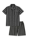 Men's Seersucker Cotton Short Sleeve Pajama Set