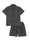 Men's Seersucker Cotton Short Sleeve Pajama Set