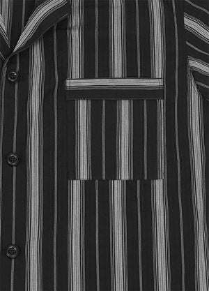 Men's Seersucker Cotton Short Sleeve Pajama Set