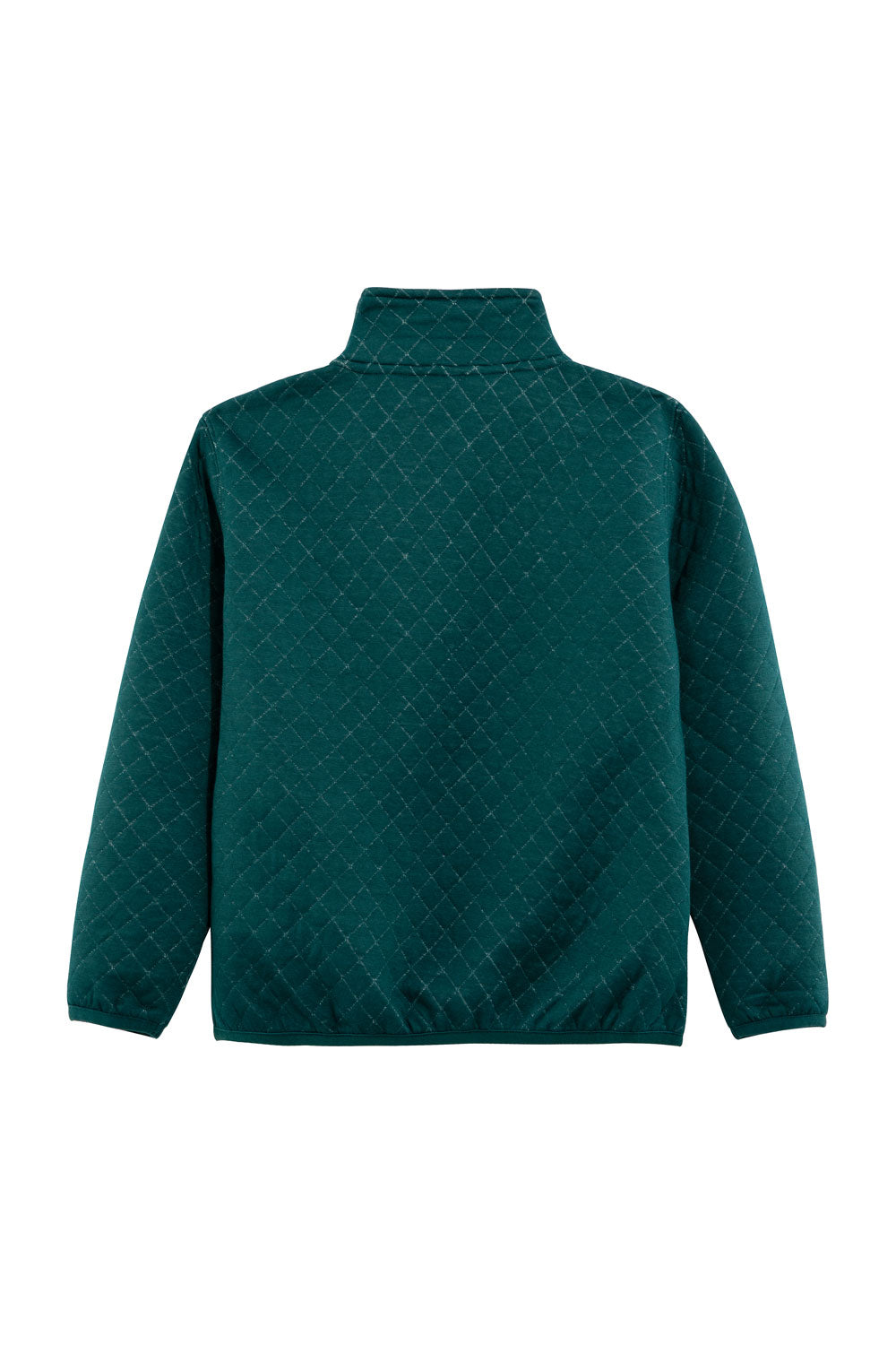 Kids Ultra Soft Quilted 1/4 Snap Fleece Pullover Mountain Outdoor Shirt