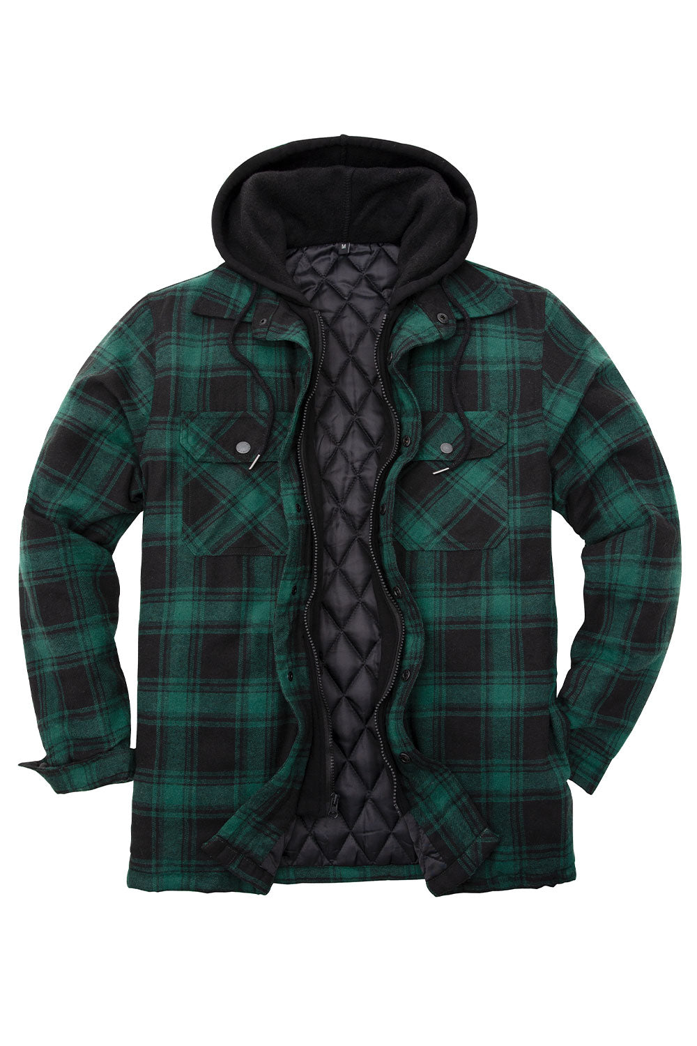 Faded glory flannel jacket with 2025 hood