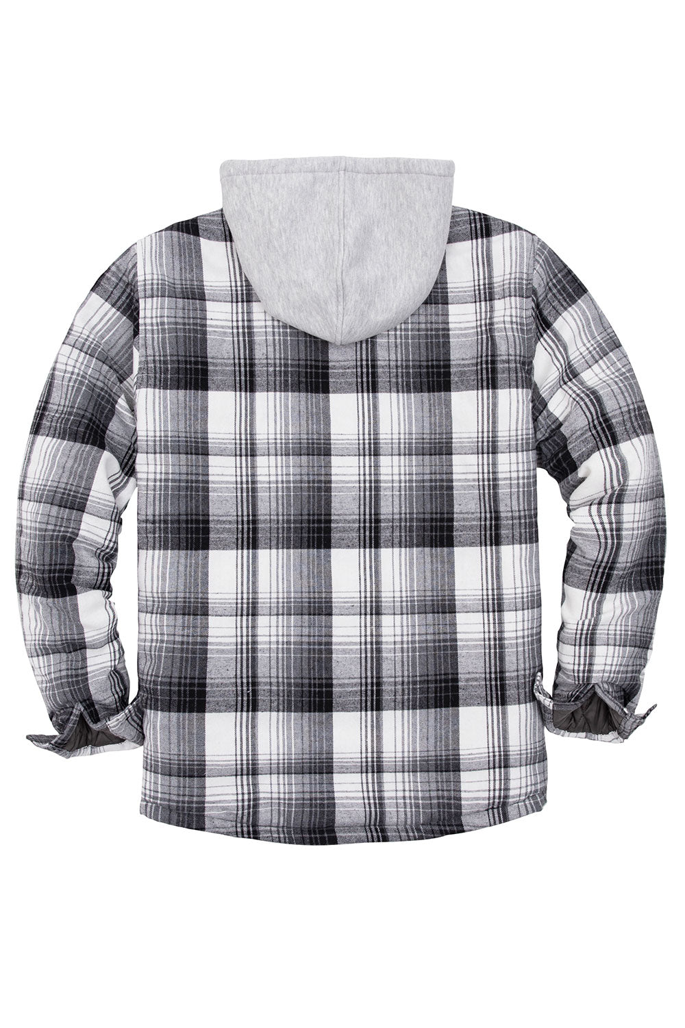 Men's Quilted Lined Flannel Shirt Jacket with Hood – FlannelGo Men's Quilted Lined Flannel Shirt Jacket with Hood – FlannelGo